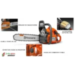 Tronçonneuse thermique HUSQVARNA 445 II 45 cm – Image 2
